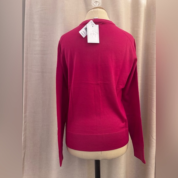 Brooks Brothers Merino wool cardigan SzM new with tags - Picture 6 of 10